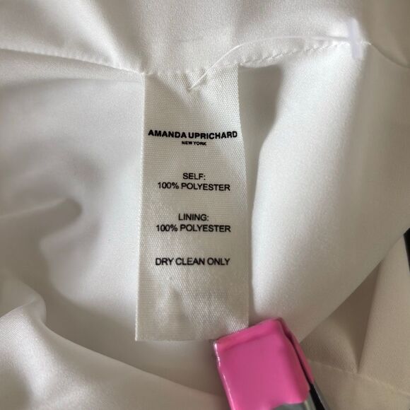 Amanda Uprichard White Mini Dress Elegant and Chic - Picture 13 of 16